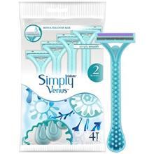 خود تراش ژیلت مدل Simply Venus بسته 4 عددی Gillette Simply Venus Pack Of 4