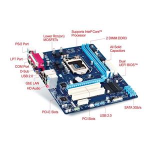 مادربرد گیگابایت مدل GA-H61M-S2P