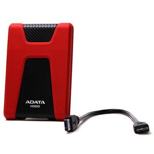 هارد ای دیتا دش درایو دیوربل HD650 ظرفیت 1 ترابایت Adata DashDrive Durable External HDD 1TB 