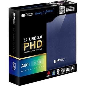 هارددیسک اکسترنال Silicon Power مدل ارمور A80 ظرفیت 2 ترابایت Armor External Hard Drive 2TB 