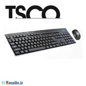 کیبورد و ماوس بی سیم تسکو مدل TKM 7008w TSCO TKM 7008 w