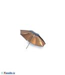 Double-Layer 80cm Gold (Inside) Black (Outside) Umbrella S-31