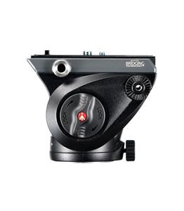 سه پایه مانفروتو مدل 028b به همراه بال هد MVH500AH Manfrotto MVH500AH Fluid Video Head with Flat Base