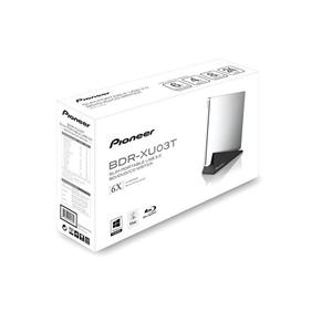 بلوری رایتر اکسترنال و بسیار باریک پایونیر مدل BDR-XU03T Pioneer BDR-XU03T 6x Magnesium Slim Slot USB 3.0 BD/DVD/CD Burner