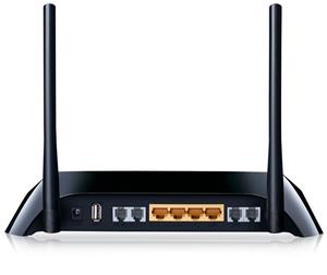 مودم-روتر +ADSL2 و بی‌سیم تی پی-لینک مدل TD-VG3631 TP-LINK TD-VG3631 300Mbps Wireless N VoIP ADSL2+ Modem Router