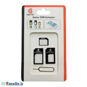 تبدیل سیم کارت‌های نانو و میکرو به استاندارد گریفین Griffin Nano and Micro SIM Card Adapters 