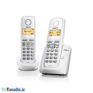 تلفن بی سیم دو گوشی گیگاست مدل A220 Duo