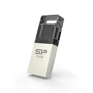 فلش مموری USB OTG سیلیکون پاور مدل X10 ظرفیت 32 گیگابایت Silicon Power X10 USB OTG Mobile USB 2.0 Flash Memory - 32GB