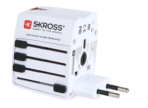 اداپتور اسکراس مدل World Adapter MUV USB Skross 