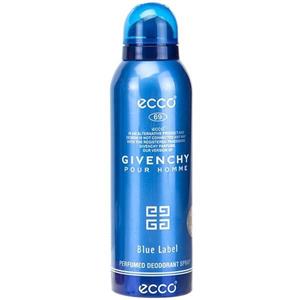 اسپری مردانه اکو مدل Givenchy Blue Label حجم 200 میلی لیتر Ecco Givenchy Blue Label Spray For Men 200ml