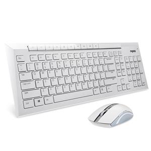 کیبورد و ماوس بی‌سیم و اپتیکال رپو مدل 8200P Rapoo 8200P Wireless Keyboard and Optical Mouse