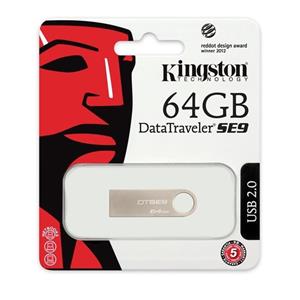 فلش مموری کینگستون مدل DTSE9H ظرفیت 64 گیگابایت Kingston DTSE9H Flash Memory - 64GB