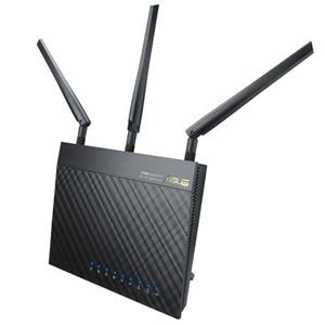 روتر بی‌سیم و گیگابیتی ایسوس مدل RT-AC66U ASUS RT-AC66U Dual-Band AC1750 Wireless Gigabit Router