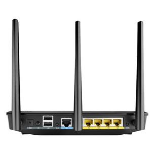 روتر بی‌سیم و گیگابیتی ایسوس مدل RT-AC66U ASUS RT-AC66U Dual-Band AC1750 Wireless Gigabit Router