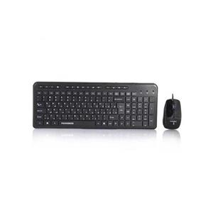 کیبورد و ماوس باسیم فراسو مدل FCM-3444 با رابط USB Farassoo FCM-3444 Wired USB Keyboard and Mouse