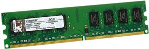 رم کامپیوتر کینگستون مدل DDR2 800MHz  240Pin DIMM ظرفیت 2 گیگابایت KingSton CL6 2GB DDR2 800MHz DIMM RAM