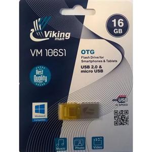 فلش مموری وایکینگ من Viking man VM106 Metal casting OTG-32GB Viking man VM106 Metal casting OTG- 32GB