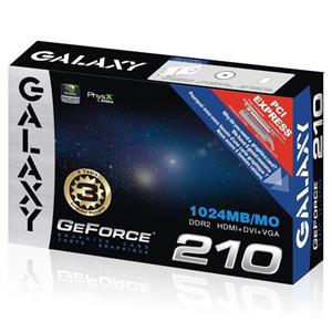 کارت گرافیک گالکسی جی فورس 210 - 1GB DDR3 Galaxy GeForce 210 1GB DDR3