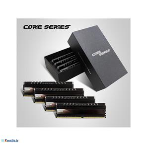 رم کامپیوتر چهار کاناله اوکسیر سری کر با ظرفیت 16 گیگابایت Avexir Core 16GB (4GB x4) DDR4 2666MHz CL15 Quad Channel RAM