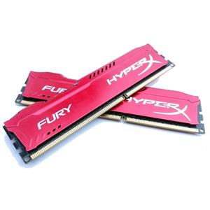 رم کینگستون هایپر ایکس فانی 4GB DDR3 1600MHz RAM KingSton HyperX Fury 4GB DDR3 1600MHz