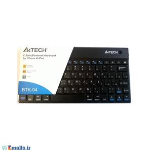 کیبورد بلوتوث ای فورتک مدل بی تی کی 04 A4TECH BTK-04 Bluetooth Keyboard