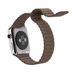 ساعت مچی هوشمند اپل واچ مدل 42mm Stainless Steel Case with Black Leather Loop Apple Watch 42mm Stainless Steel Case with Black Leather Loop