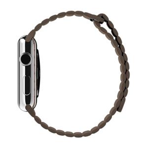 ساعت مچی هوشمند اپل واچ مدل 42mm Stainless Steel Case with Black Leather Loop Apple Watch 42mm Stainless Steel Case with Black Leather Loop