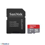 SanDisk Ultra UHS-I U1 Class 10 80MBps microSDHC With Adapter - 16GB