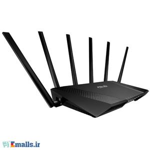 روتر بی‌ سیم گیگابیتی و سه بانده ایسوس مدل RT-AC3200 Asus RT-AC3200 Tri-Band Wireless Gigabit Router