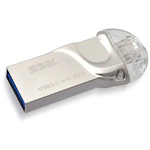 فلش مموری OTG اس اس کا مدل SFD255 ظرفیت 16 گیگابایت SSK SFD255 -16GB