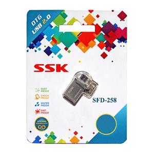 فلشMemory+Otg برندSSK مدلSFD258 ظرفیت32GB SSK SFD258 - 32GB