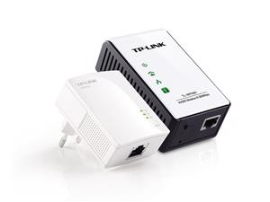 گسترش دهنده بی سیم پاورلاین تی پی لینک مدل دابلیو پی ای 281 کیت TP-LINK TL-WPA281KIT 300Mbps AV200 Wireless N Powerline Extender Starter Kit