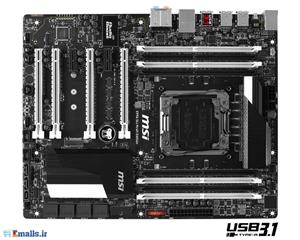 مادربورد ام اس آی مدل ایکس 99 ای اس ال آی کریت ادیشن MSI X99A SLI Krait Edition LGA 2011-3 Motherboard