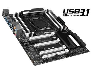 مادربورد ام اس آی مدل ایکس 99 ای اس ال آی کریت ادیشن MSI X99A SLI Krait Edition LGA 2011-3 Motherboard