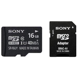 کارت حافظه سونی با ظرفیت 16 گیگابایت SONY microSDHC SR-16UYA 16GB UHS-I U1 Class 10 With Adapter