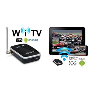 گیرنده دیجیتال وایرلس موبایل تبلت مای جیکا مدل تی وی MyGica WiTV DVB Pad Tuner 