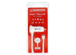 شارژر فندکی خودرو اسکراس Skross Midget Plus Micro 2100mA USB Car Charger