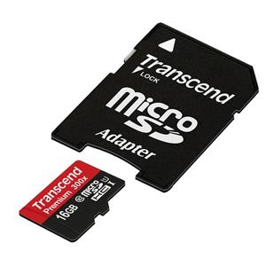 حافظه میکرو اس دی ترنسند مدل 300 ایکس با ظرفیت 16 گیگابایت Transcend MicroSDHC Class 10 UHS-I 300x Memory Card 16GB