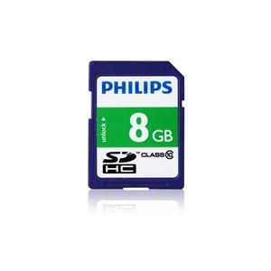 کارت حافظه فیلیپس کلاس 10 با ظرفیت 8 گیگابایت PHILIPS SDHC Card Class 10 8GB