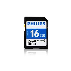 کارت حافظه فیلیپس کلاس 10 با ظرفیت 16 گیگابایت PHILIPS SDHC Card Class 10 16GB