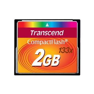 کارت حافظه ترنسند مدل 133 ایکس با ظرفیت 2 گیگابایت Transcend CF 133X 2GB Compact Flash Card 