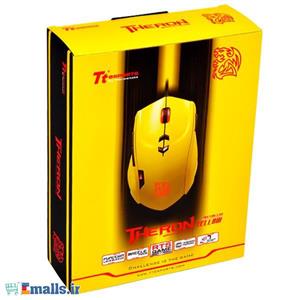 Tt eSPORTS  THERON METALLIC Yellow Gaming Mouse 