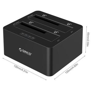 ایستگاه داک هارد 2.5 و 3.5 اینج اوریکو USB 3.0 HDD Docking ORICO 6629US3