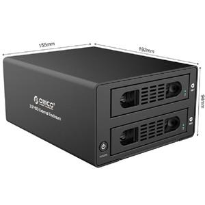 قاب حرفه ای اکسترنال هارددیسک 3.5 اینچی اوریکو مدل 3529RS3 Orico 3529RS3 3.5 inch Profesional External HDD Enclosure