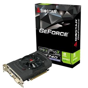 کارت گرافیک بایوستار مدل جی تی 740 با ظرفیت 2 گیگابایت Biostar GeForce GT740 2GB DDR3 128bit Graphic Card 