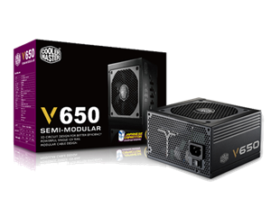 PowerSupply Coolermaster V650 Semi-Modular 