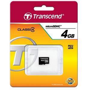 کارت حافظه و رم Transcend Memory Card Class 4 - 4 GB