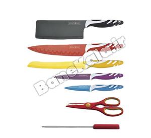 ست چاقوی آشپزخانه پایه دار 8 پارچه رویالتی لاین مدل Rl-COL8 Royalty Line 8Pcs Rl-COL8 Kitchen Knife Sets