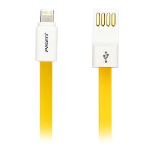کابل تخت تبدیل USB به لایتنینگ پایزن مدل AL03-800F به طول 0.8 متر Pisen AL03-800F Flat USB To Lightning Cable 0.8m