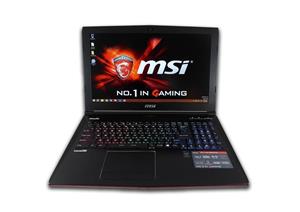 لپ تاپ ام اس آی مدل GE62 MSI -Core i7-16GB-1TB-4GB 